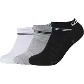 SKECHERS 3PPK Mesh Ventilation Socks SK43022-9996, Chaussettes, Unie, Blanc