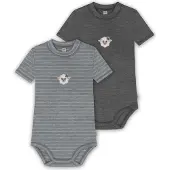 Normani Barboteuse / body 'Tihoi' beige / gris / blanc