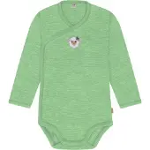 Normani Barboteuse / body 'Kaitaia' beige / vert / noir / blanc