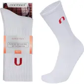 Circle Five Chaussettes de sport rouge / blanc