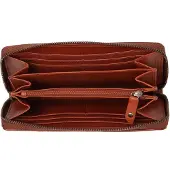 The Chesterfield Brand Cuir porte-monnaie Livorno Wallet Cognac brun