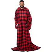 Snuggie Original - Couverture en polaire - Rouge Buffalo