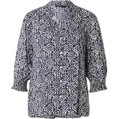 ONLY Chemisier 'ONLRaya' bleu nuit / blanc