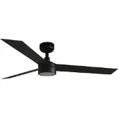 Faro Cruiser Ventilateur de Plafond Black | L (Ø132cm) | LED