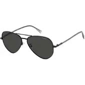 Polaroid Lunettes de soleil pour homme PLD 4186/G/S/X Noir 57/14/145