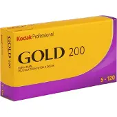 Kodak Pack de 5 pellicules Gold 200iso 120