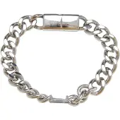 Karl kani Bracelet 'Cubanlink' argent