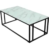 Ebuy24 Venture Design, tables basses, Rock, blanc