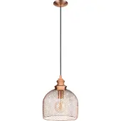 Eglo Lampe à suspension Straiton 28cm 28cm cuivre rouge