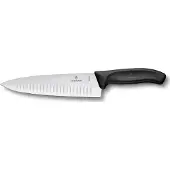 Victorinox SwissClassic 6.8083.20G couteau à trancher avec alvéoles 20 cm, noir