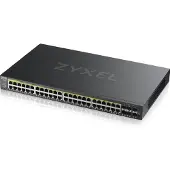 Zyxel Commutateur réseau GS2220-50HP-EU0101F, administrable, Gigabit Ethernet L2 (10/100/1000), alimentation par Ethernet (PoE), noir