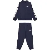 Nike Kids Full Zip With Logo Tap Long Sleeve Set Bleu 6-7 Years Enfants