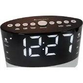 Soundmaster UR580SW Radio-réveil avec coussin vibrant sans fil & fonction de charge USB