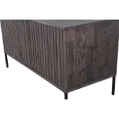 Woood Nouveaux meubles TV Gravure, 100 cm, placage de bouleau, finition espresso