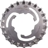 Gates Carbon Drive Cdx Center Track 45.5 Mm Pinion Alfine/nexus/sturmey Pinion Argenté 1s / 22t