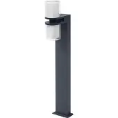 Ledvance Smart+ Wi-Fi LED Borne Flare Foncé Gris Extérieur 14W 1000lm - 830 Blanc Chaud | 80cm - RGBW - Dimmable