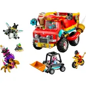 LEGO Le puissant camion de l'équipe de Monkie Kid
