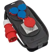 Brennenstuhl 1151600010 power distribution unit (PDU) 4 AC outlet(s) Black, Blue, Red