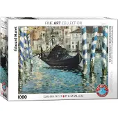 Eurographics Puzzle Edouard Manet - Le Grand Canal, Venise - 1000 pièces