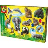 SES Creative Moule et peinture - Animaux - - UneTaille - Set de Création