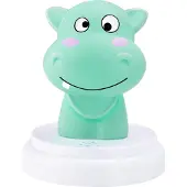 Alecto SILLY HIPPO LED veilleuse hippopotame bleu -