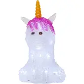 Star Trading Figurine acrylique LED « Crystaline », licorne,