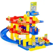 Polesie 37893 Wader - Garage de stationnement avec 3 niveaux et