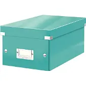 Leitz Boîte d'organisation DVD Click + Store , bleu pétrole