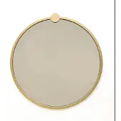 Emob Locelso Gold Metal Mirror | 60x60 cm | 100% Metal