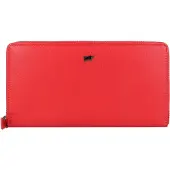 Braun Büffel Porte-monnaies 'Anna' rouge / argent