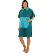 Normani Peignoir court bleu néon / bleu pastel