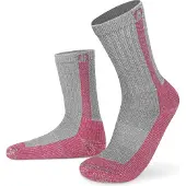 Normani Chaussettes de sport gris / rose