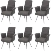 Mendler Chaise de salle à manger -G55 (lot de 6)
