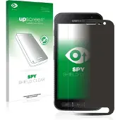 Upscreen Spy Shield Protection Anti-Espion (Samsung Galaxy Xcover 4), Téléphone portable : film de protection, Bleu