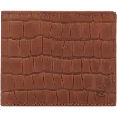Esquire porte-monnaie Dallas Croco Wallet Brown brun