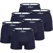 s.Oliver Boxers bleu nuit / blanc