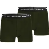 Normani Sous-vêtements de sport vert / noir / blanc