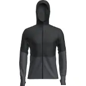 Icebreaker Merino 200 Realfleece Descender Full Zip Sweatshirt Noir M Homme