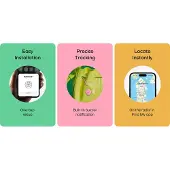 Momax Pinpop Apple Find My Certificated Tracker Bleu étang, Traceur, Turquoise