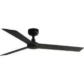 Faro Rudder Ventilateur de Plafond Black | Walnut | L (Ø132cm) | Without light