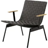 &tradition Ville Outdoor Chaise Longue AV45 Warm Black