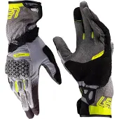 Leatt ADV HydraDri 5.5 Viz Noir Gris Jaune Gants Imperméables Taille 2XL
