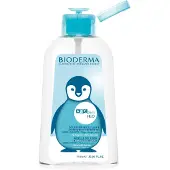 Bioderma ABCDerm H2O Eau Micellaire Nettoyante avec Pompe Inversée 1 l Savon Liquide