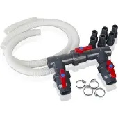 Gre Bypass Water Treatment Kit Blanc,Noir