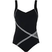 Sunflair Maillot de bain noir / blanc