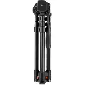 K&F Concept Concept Tripod w/ Videohead (Métal), Trépied, Noir