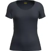 Icebreaker Merino 150 Siren Sweetheart Short Sleeve Base Layer Bleu XL Femme