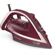 Tefal Fer à repasser vapeur Ultimate Pure FV6820 2800 W Rouge Argent