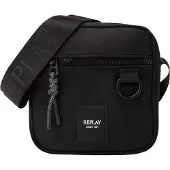 Replay sac à épaule bandoulière Reporter Black noir