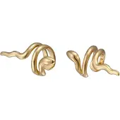 Elli Boucles d'oreilles 'Schlange' or